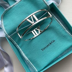 Tiffany & Co. Atlas Sterling Bangle Bracelet